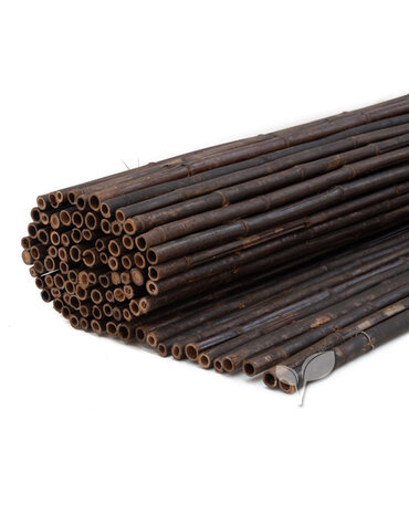 Zwarte bamboemat 180 x 180 cm