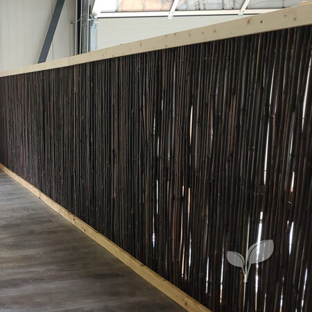 Zwarte Bamboemat 100 x 180
